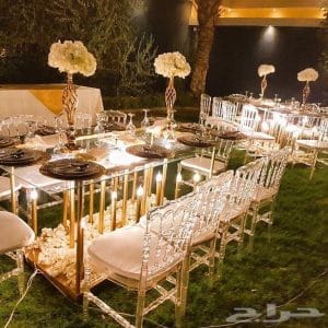 تاجير كراسي وطاولات