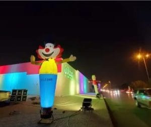 تاجير بالونات راقصه